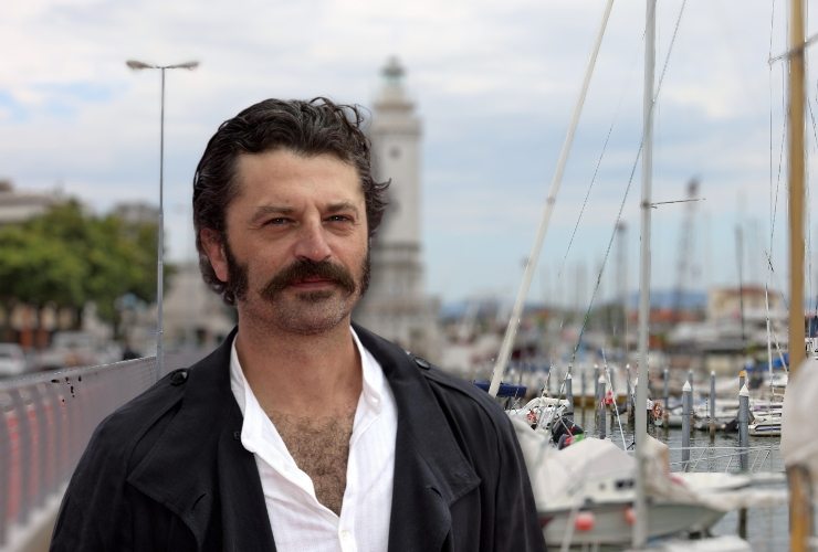 Guido Caprino al porto di Rimini
