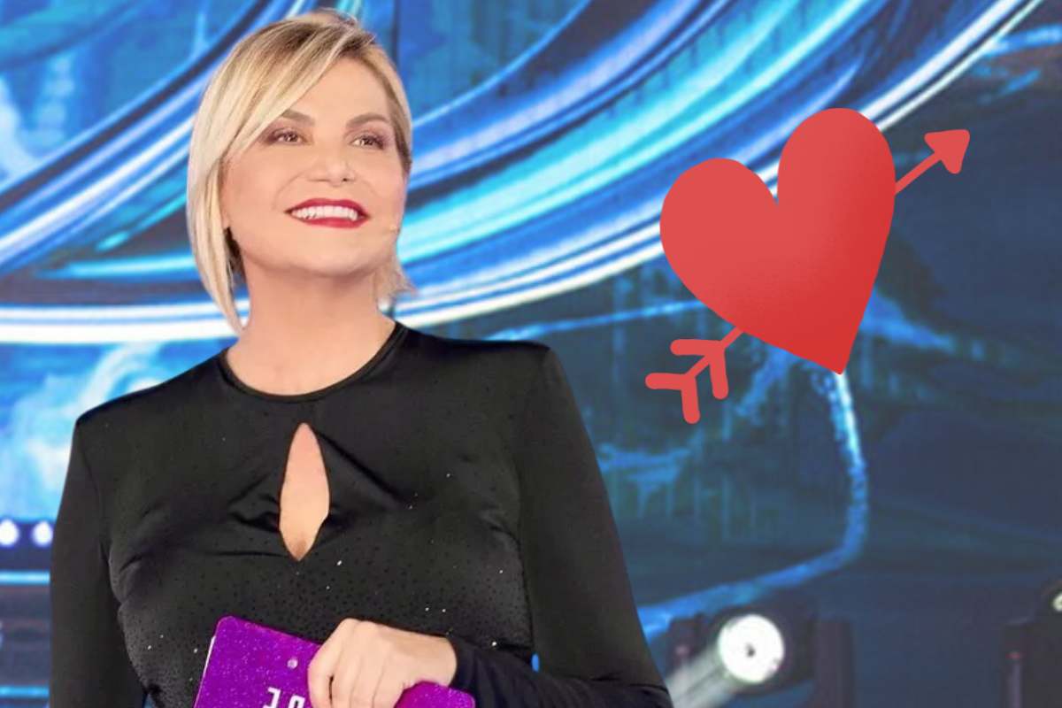 simona ventura gf cuore con freccia